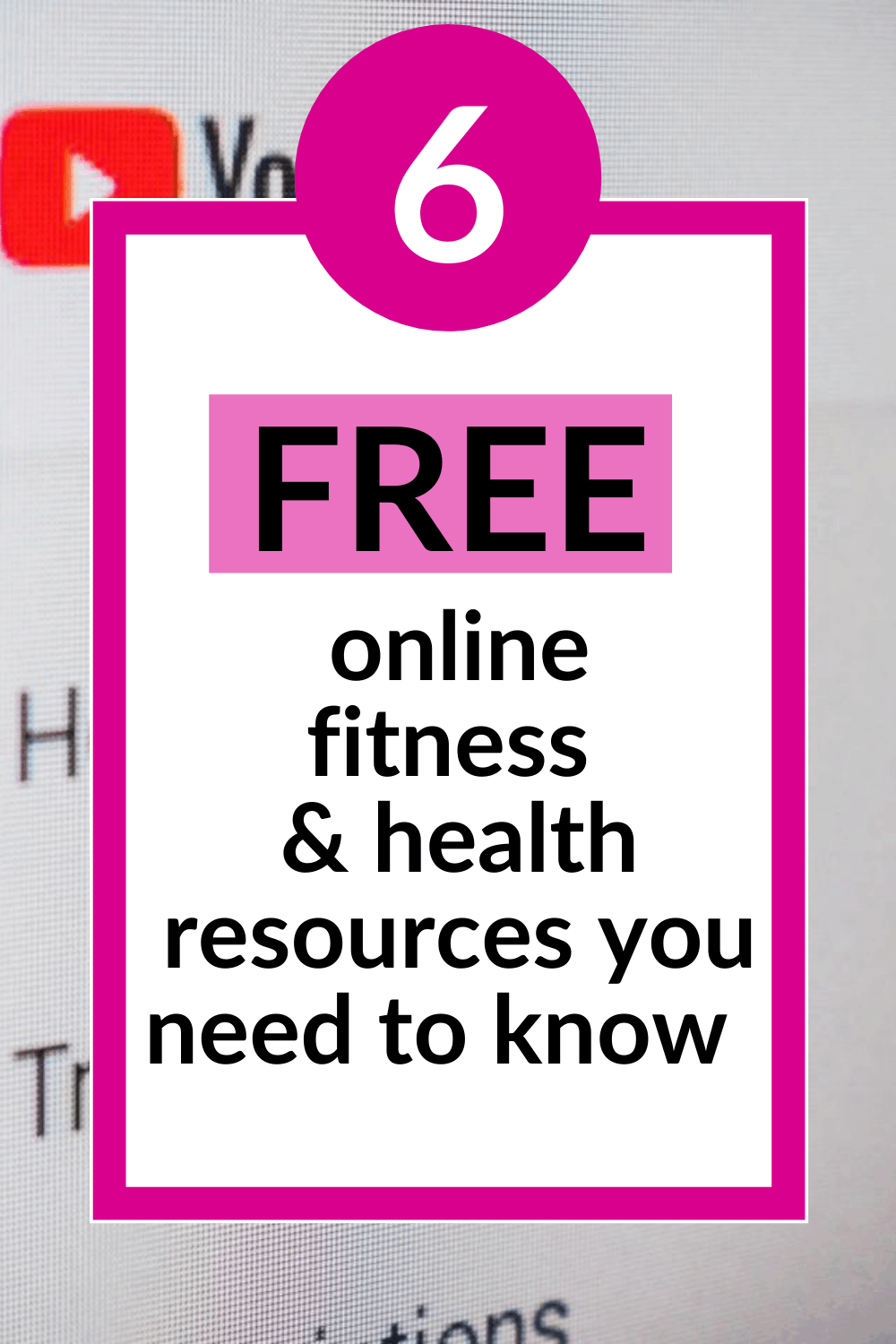 My Favorite Online Free Fitness & Health Resources - ALove4Me